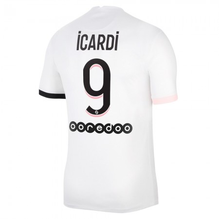 Billiga Fotbollströjor Paris Saint-Germain Mauro Icardi 9 Borta tröja 2021/22 Kortärmad